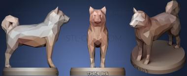 3D model Poly Shiba Inu (STL)